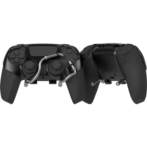 EXknight Leverback FPS Mechanical Paddles Attachment for PS5 Controller | Ergonomic Back Buttons (Black) thumbnail 1