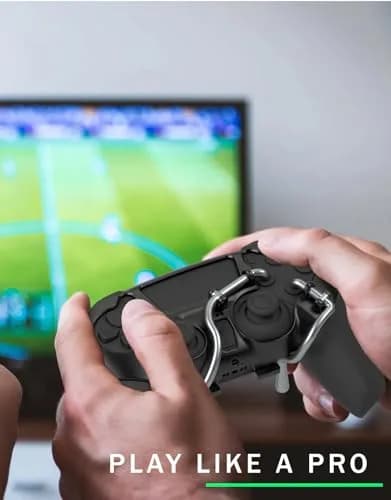 EXknight Leverback FPS Mechanical Paddles Attachment for PS5 Controller | Ergonomic Back Buttons (Black) thumbnail 6