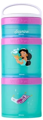 Whiskware Disney Princess Aladdin Stackable Snack Containers 3-Pack | BPA-Free & Dishwasher Safe thumbnail 1