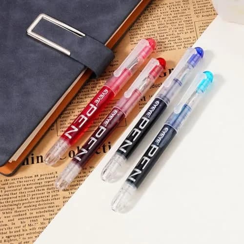 EYEYE Fountain Pens for Writing, Fine Nib, Clear Barrel | Assorted Colors, 0.5mm, Disposable, Smooth Ink thumbnail 8