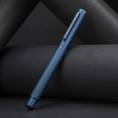 Asvine 1851 Dark Blue Forest Fountain Pen Medium Nib 13.8cm (5.43in) | Smooth Ink Flow for Students thumbnail 2