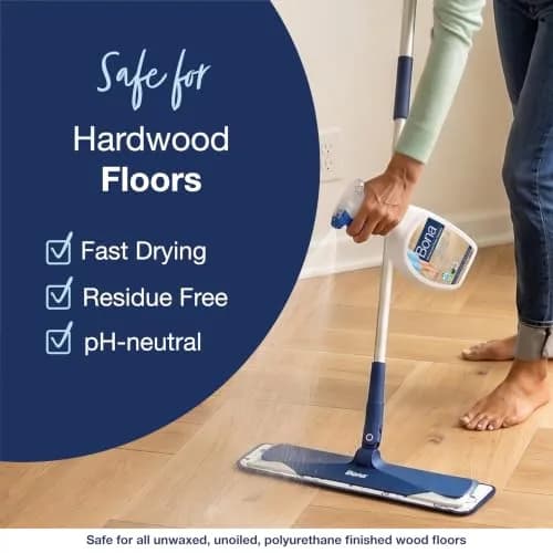 Bona Hardwood Floor Cleaner Concentrate 25ml (0.811 Fl Oz) | Residue-Free Cleaning for Wood Floors thumbnail 5
