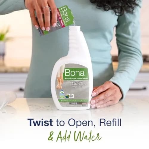 Bona Multi-Surface Floor Cleaner Concentrate 1 fl oz (29.57 ml) 4-Pack | pH Neutral Formula for Stone, Tile, Laminate, Vinyl Floors thumbnail 3