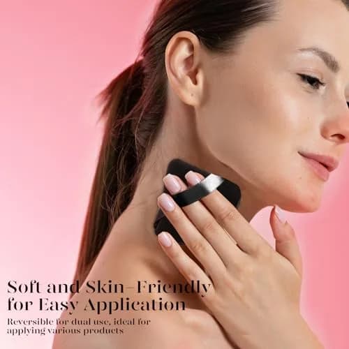 BEAKEY Powder Puff 12pcs Face Triangle Powder Puffs for Loose & Foundation | Precise, Soft & Reusable thumbnail 5