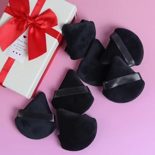 BEAKEY Powder Puff 12pcs Face Triangle Powder Puffs for Loose & Foundation | Precise, Soft & Reusable thumbnail 9