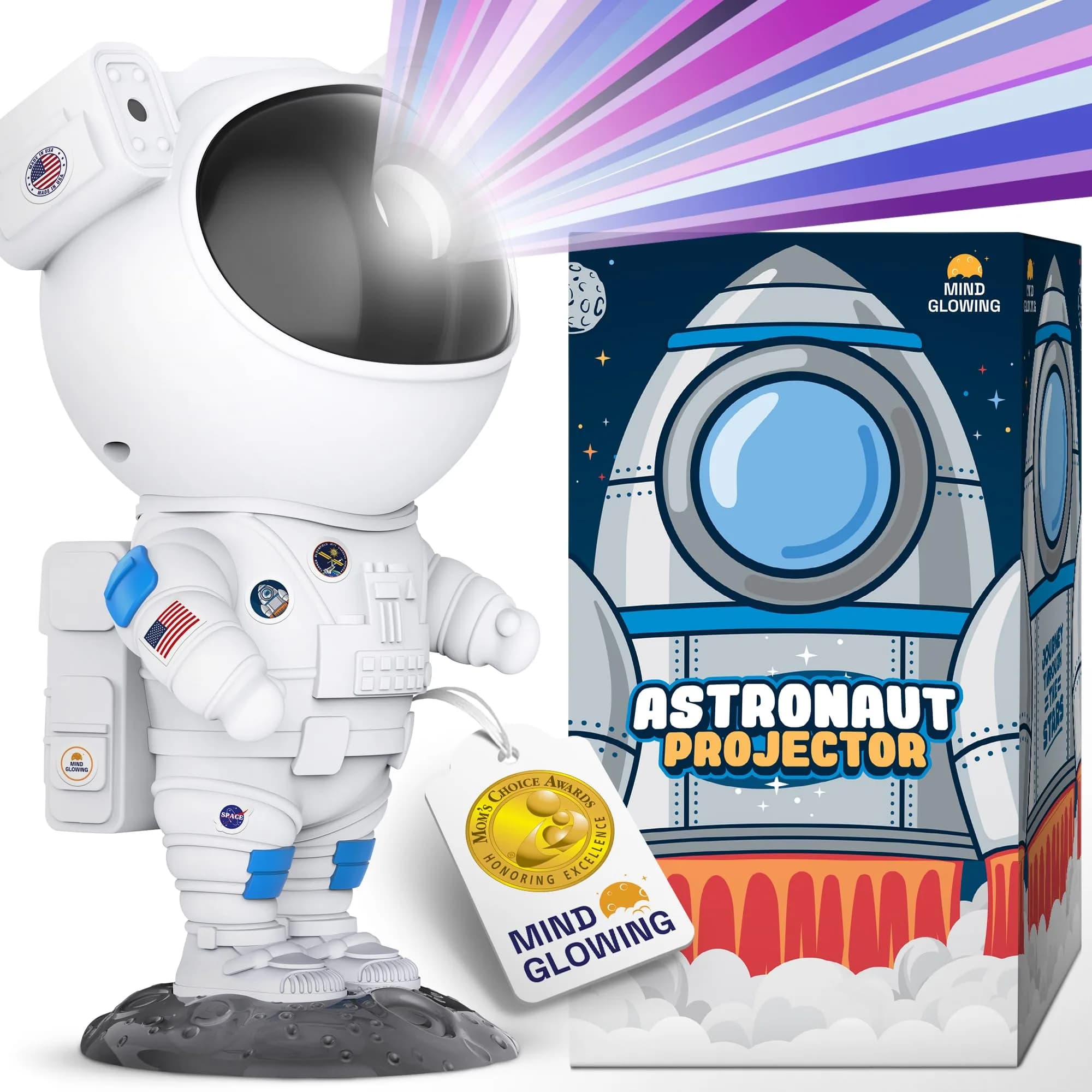 Mind-Glowing Astronaut Galaxy Projector 1.61 kg (3.55 lb) | Remote, Timer, 9 Modes