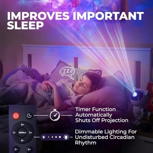 Mind-Glowing Astronaut Galaxy Projector 1.61 kg (3.55 lb) | Remote, Timer, 9 Modes thumbnail 5