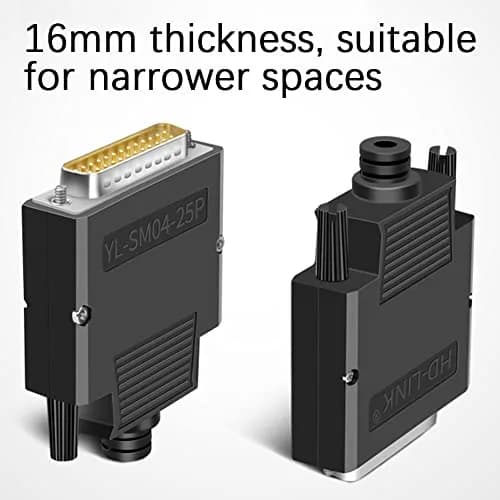 ANMBEST DB25 Solderless Terminal Adapter Female 5PCS | 3.81mm Pin Pitch, 16mm Thin Module thumbnail 3