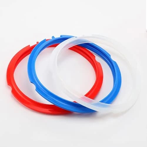 Fuator 3Qt Instant Pot Sealing Ring & Float Valve Caps | 3 Pack Clear, Red, Blue thumbnail 8