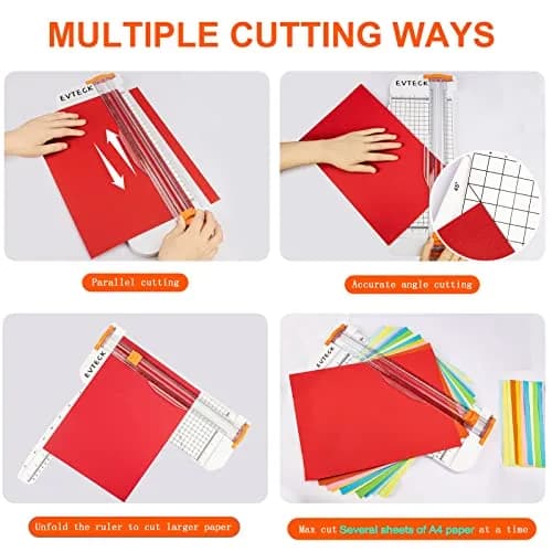 Evteck Paper Cutter 38.1 cm (15 inch) Slider Paper Trimmer | Professional School Paper Cutter thumbnail 3