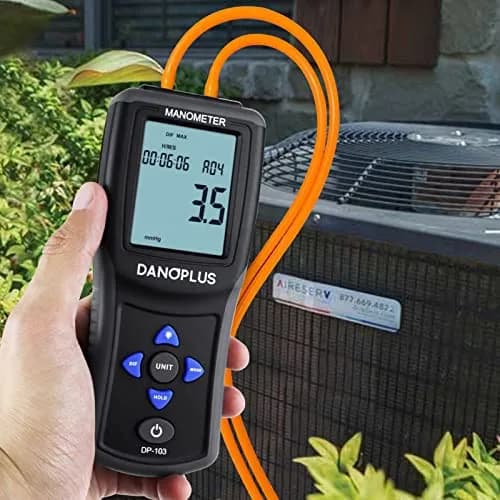 DANOPLUS Digital Manometer Gas Pressure Tester ±2.000psi | Accurate HVAC Air Pressure Meter with Data Record thumbnail 6