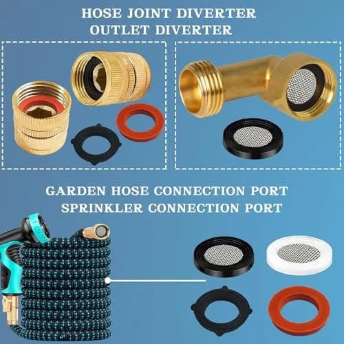 ZDBB 1000 Pcs O Ring & Washer Kit | Assorted Sizes for Plumbing & Appliances thumbnail 7