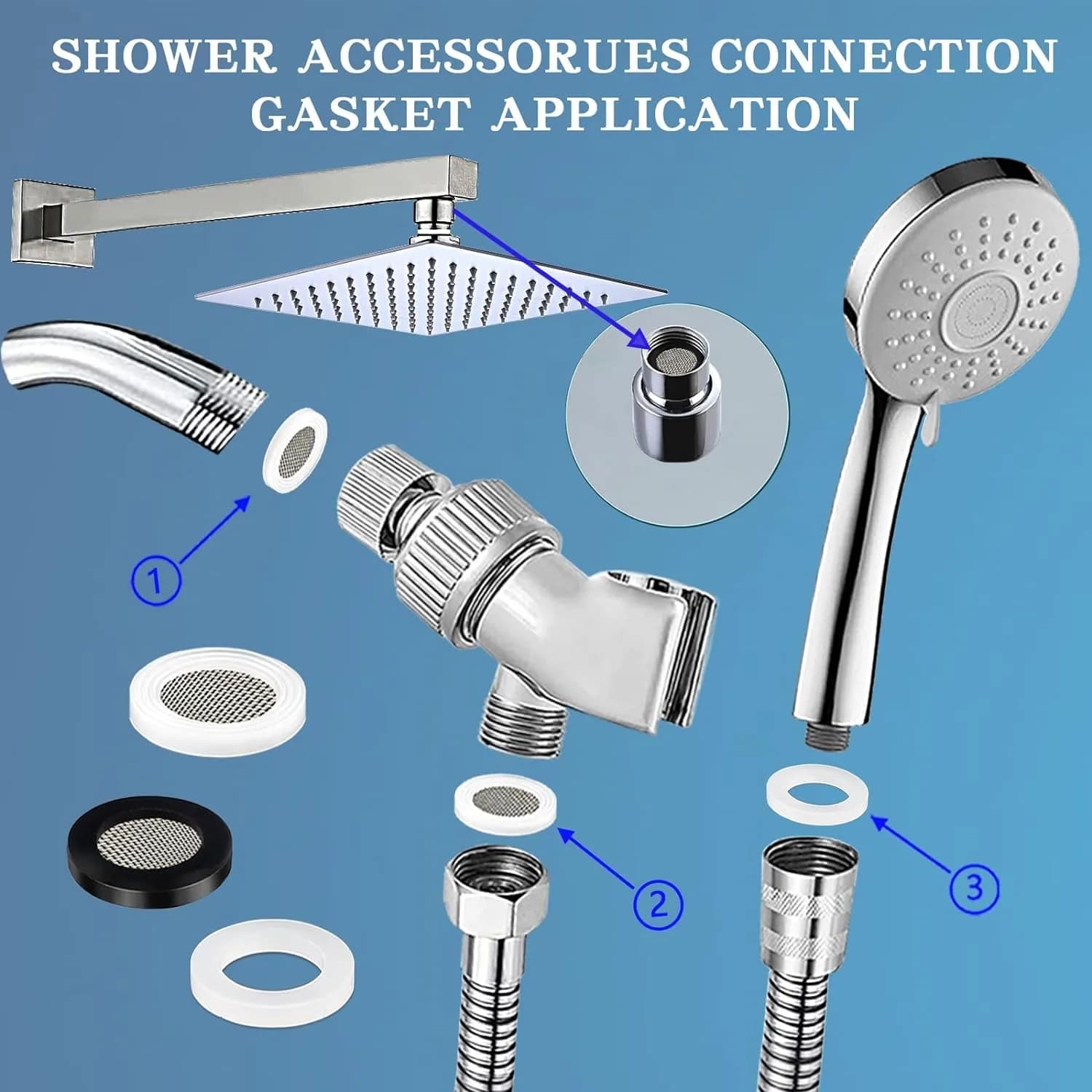 ZDBB 1000 Pcs O Ring & Washer Kit | Assorted Sizes for Plumbing & Appliances - view 8