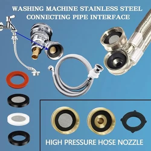 ZDBB 1000 Pcs O Ring & Washer Kit | Assorted Sizes for Plumbing & Appliances thumbnail 9