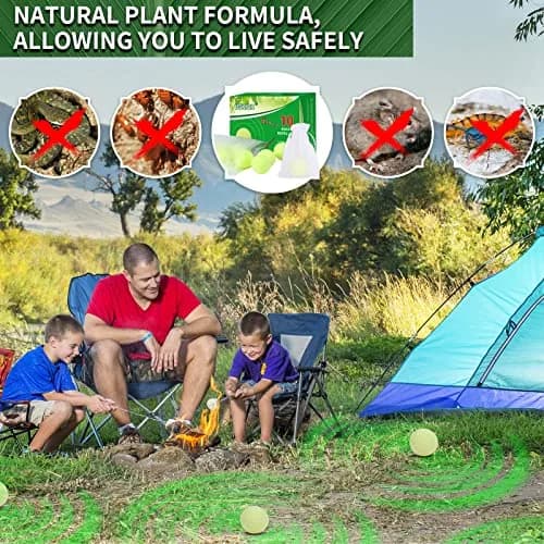 USKICH Natural Snake Repellent Balls 10 Pack | Repels Snakes, Rats & Pests Outdoors thumbnail 6