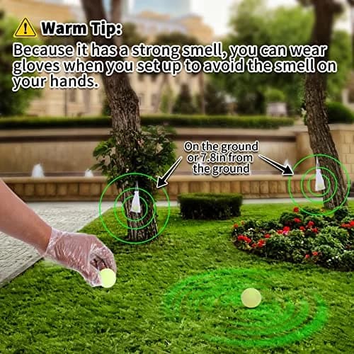 USKICH Natural Snake Repellent Balls 10 Pack | Repels Snakes, Rats & Pests Outdoors thumbnail 4