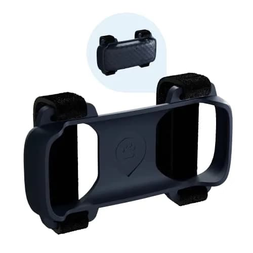 Tractive GPS Cat 4 Tracker Harness Attachment | Velcro Straps, Black, for Cat Walks thumbnail 1