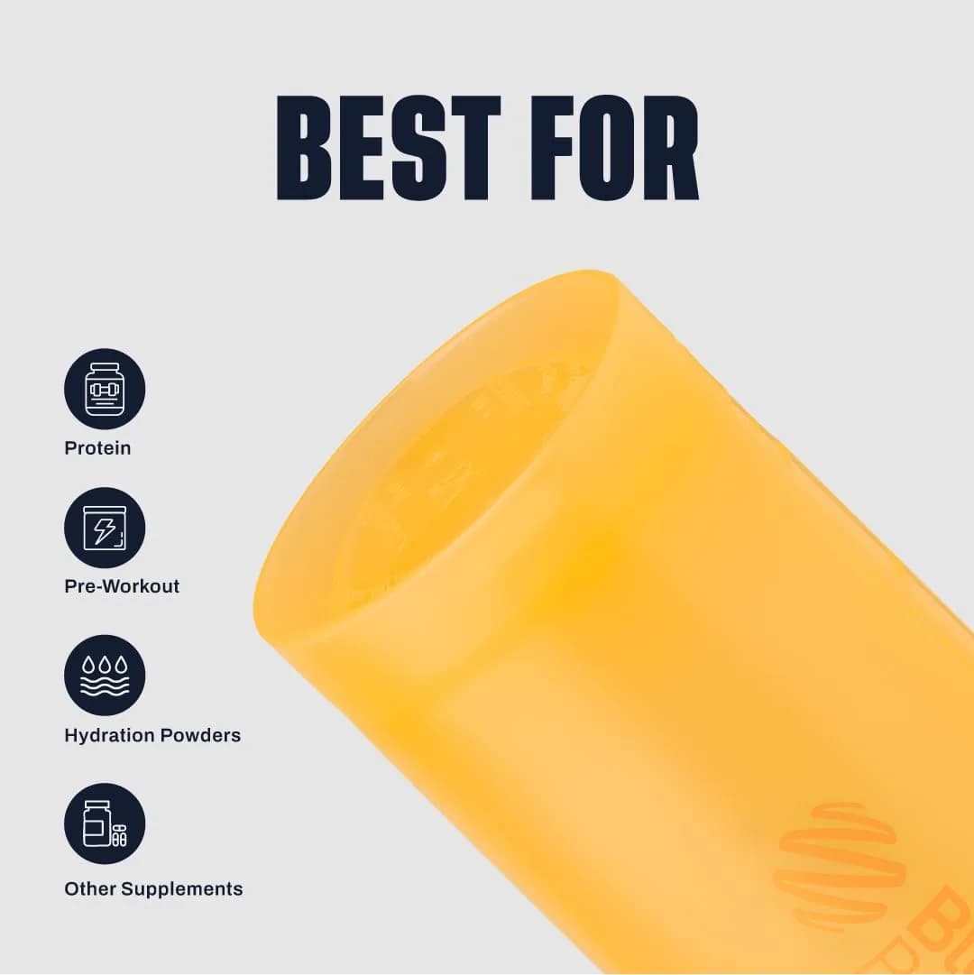 BlenderBottle Classic V2 Shaker Bottle 28-Ounce Mango | Patented Mixing System for Protein Shakes & Smoothies - view 4