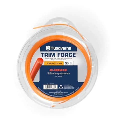 Husqvarna Trimforce .095 Inch, 140 Ft Spooled String Trimmer Line | Durable, Energy-Efficient Weed Eater Line thumbnail 1