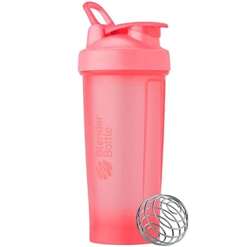 BlenderBottle Classic V2 Shaker Bottle 28-Ounce Light Pink | Powerful Mixing System for Protein Shakes - main product image