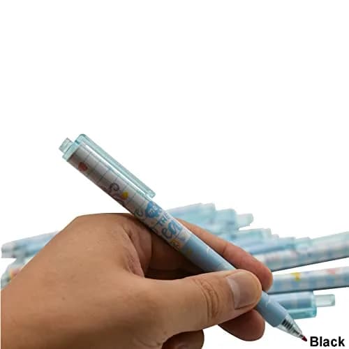 Maydahui 12 PCS Blue Sea Animal Gel Pens Black Ink Retractable | Smooth Writing, 0.5mm Fine Point thumbnail 5