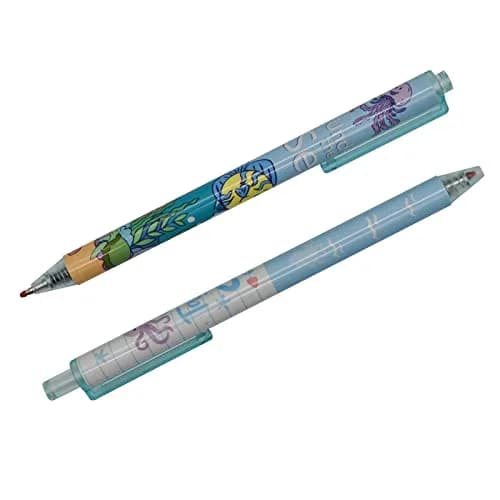 Maydahui 12 PCS Blue Sea Animal Gel Pens Black Ink Retractable | Smooth Writing, 0.5mm Fine Point thumbnail 7