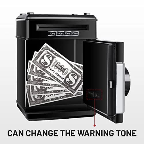 GuDoQi Electronic ATM Piggy Bank for Kids | 15.2cm x 14.7cm x 21cm (5.9" x 5.9" x 8.1") thumbnail 5