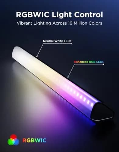 Govee Smart RGBWIC Light Bars 15-Inch WiFi TV Backlight | 27 Extra LEDs for Richer Colors thumbnail 4