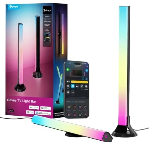 Govee Smart RGBWIC Light Bars 15-Inch WiFi TV Backlight | 27 Extra LEDs for Richer Colors thumbnail 1