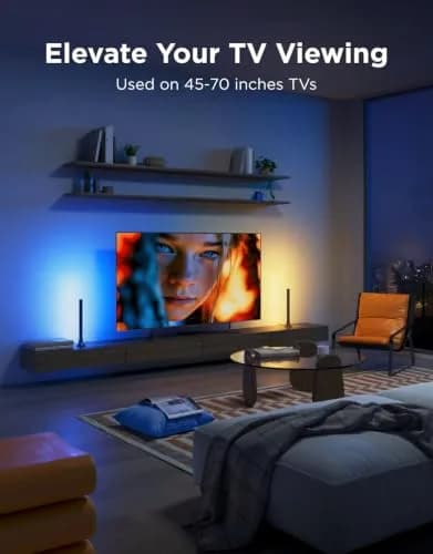 Govee Smart RGBWIC Light Bars 15-Inch WiFi TV Backlight | 27 Extra LEDs for Richer Colors thumbnail 2