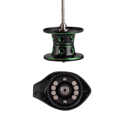 Diwa Baitcasting Reel-7.2:1 Gear Ratio | Lightweight & Corrosion-Resistant Fishing Reel (210g, Left) thumbnail 6