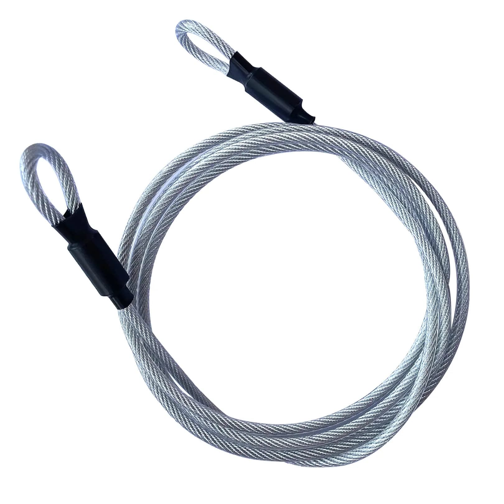 GOMRQING 4FT 5mm Security Cable Lock | Braided Steel Vinyl Coated Safety Cable for Luggage & Bikes