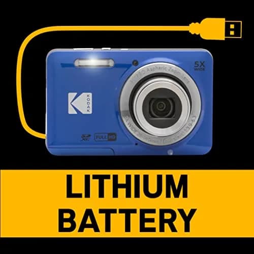Kodak PIXPRO FZ55 Digital Camera Blue | 16MP CMOS Sensor, 5X Optical Zoom, 1080p Video thumbnail 6