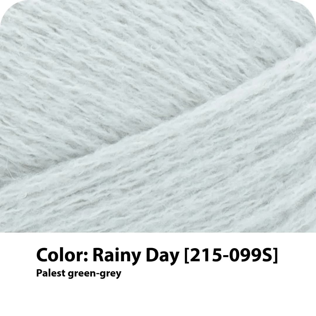 Lion Brand Yarn Feels Like Butta Rainy Day Off White Crochet & Knitting Yarn, 100g - view 2