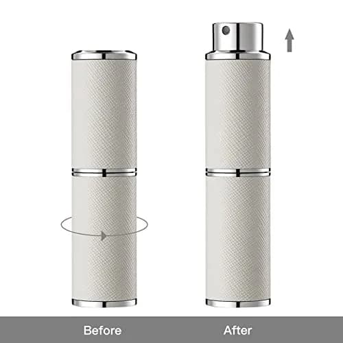 owlyee Refillable Travel Perfume Atomizer 8ml (0.27 Fl Oz) | Twist-Up Leather Spray Bottle thumbnail 5