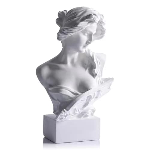 LCCCK Aphrodite Greek Mythology Bust Statue 15.75 cm (6.2 inches) | Dark Academia Aesthetic Decor thumbnail 1