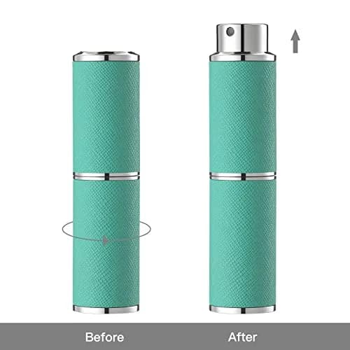 owlyee Refillable Travel Perfume Atomizer 8ml (0.27 Fl Oz) | Twist-Cap Leather Spray Bottle thumbnail 5