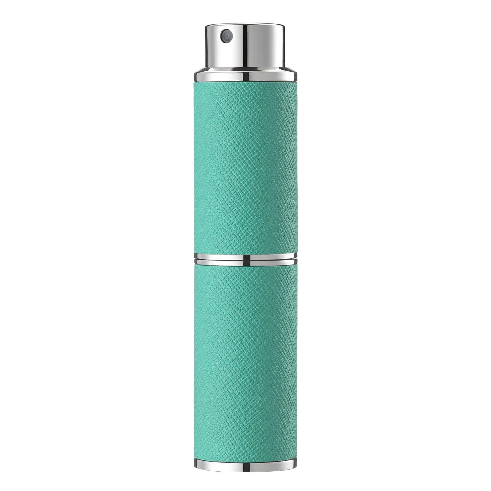 owlyee Refillable Travel Perfume Atomizer 8ml (0.27 Fl Oz) | Twist-Up Leather Spray Bottle — Green