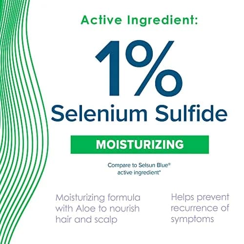 True+Real Moisturizing Dandruff Shampoo 11 fl oz | Aloe & Selenium Sulfide 1% for Flaking & Itchy Scalp thumbnail 3