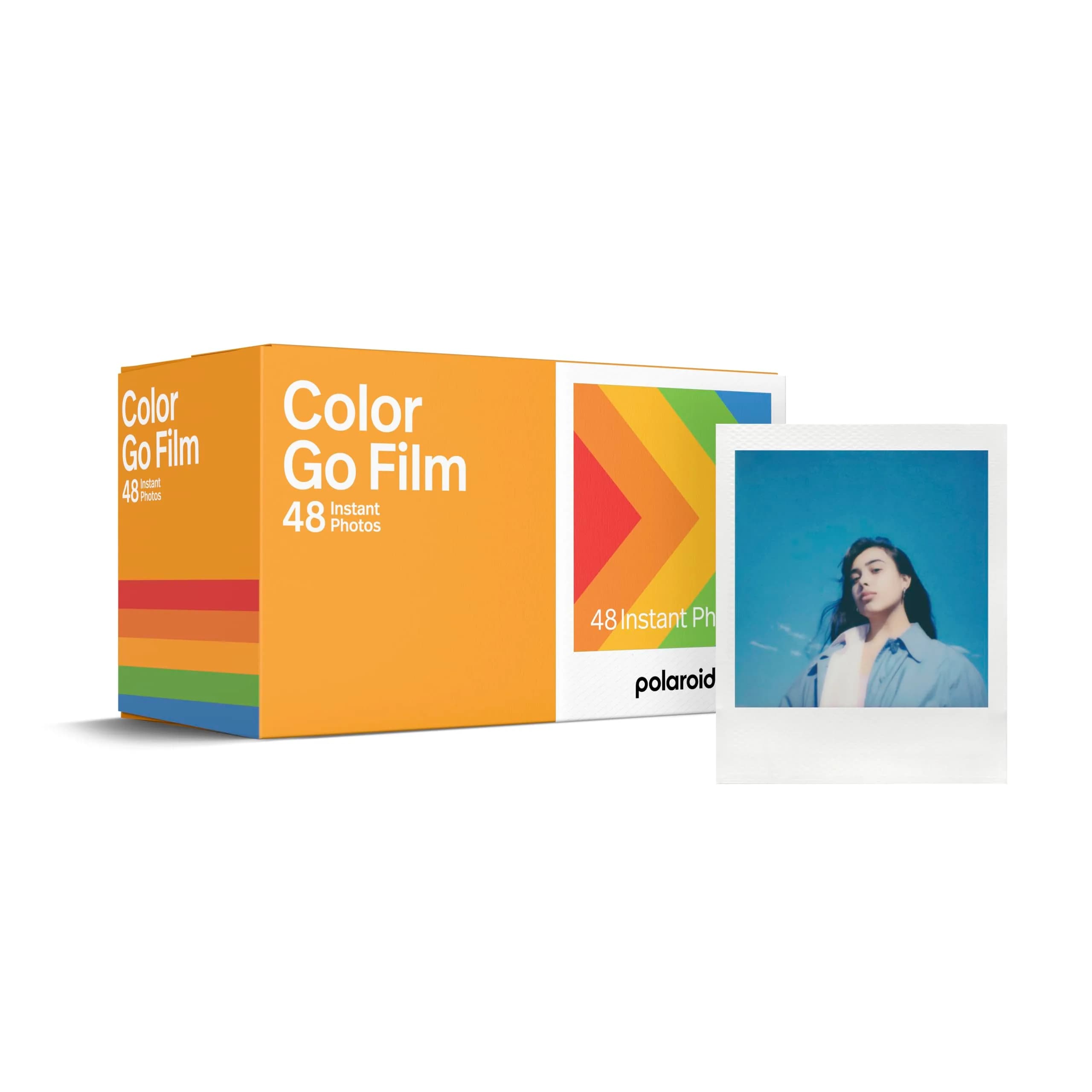 Polaroid Go Color Film - Black Frame, 16 Photos (2-Pack) | Mini Instant Film for Polaroid Go Camera