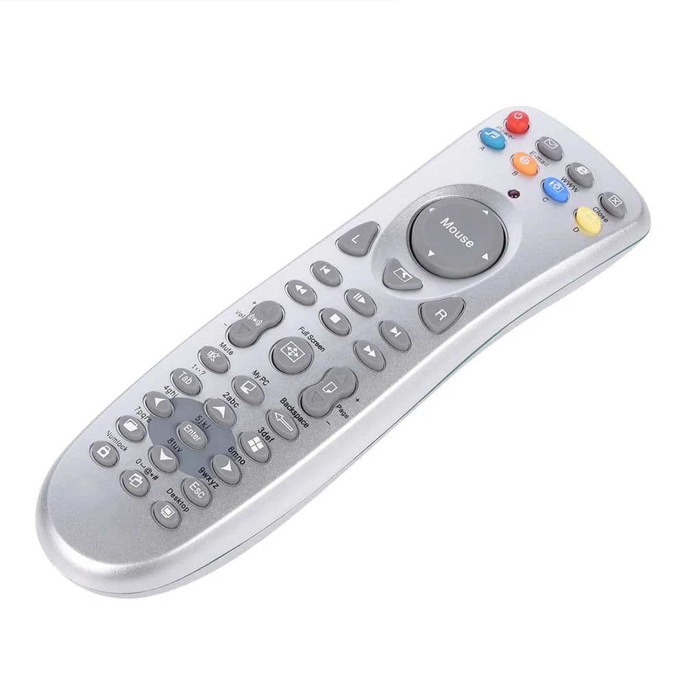 Cuifati Remote Control with Infrared Receiver | Portable USB Mouse & Keyboard, 10m Range — default