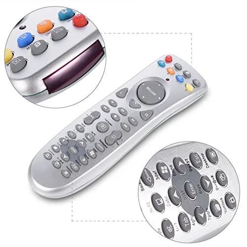 Cuifati Remote Control with Infrared Receiver | Portable USB Mouse & Keyboard, 10m Range thumbnail 4