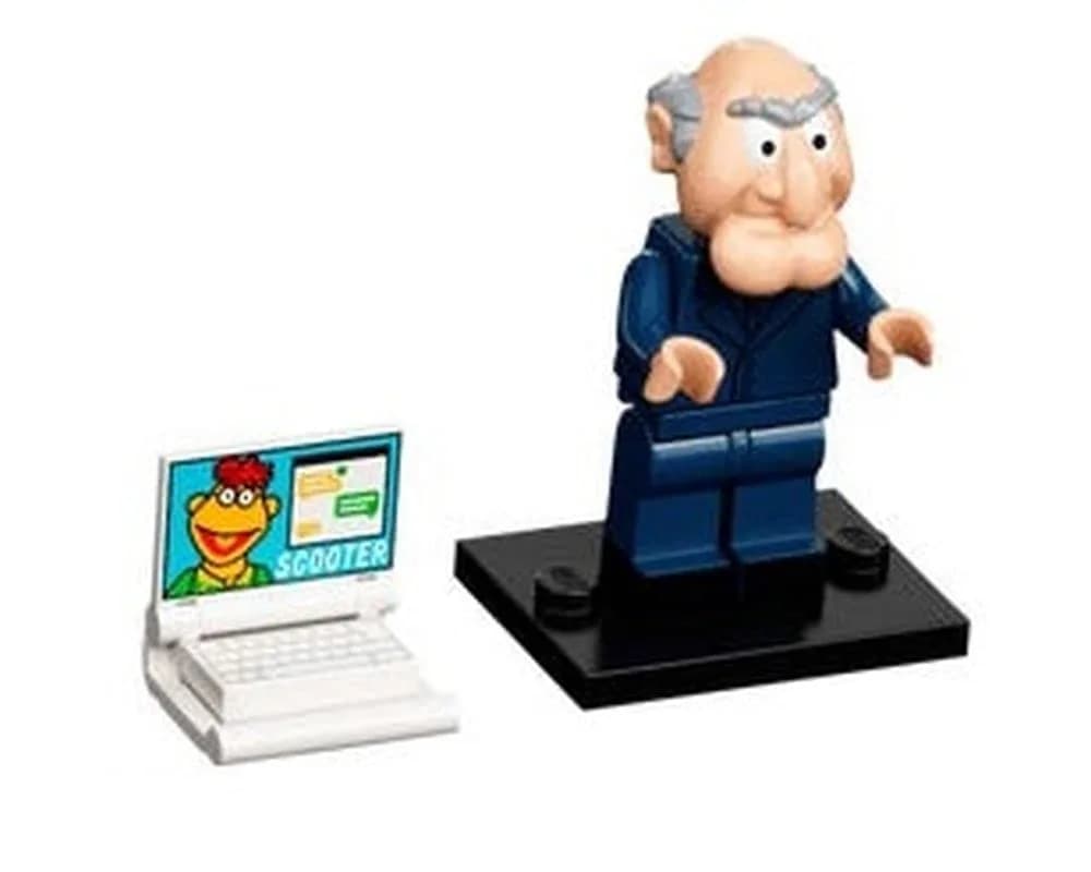 LEGO Muppets Series 1 Statler Minifigure | Classic Toy Figure for Kids & Collectors