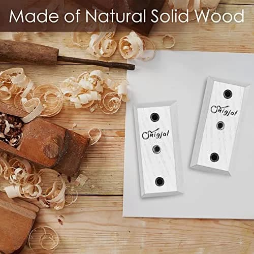 SNIGJAT Guitar Wall Mount 2 Pack, Vintage White Hardwood Guitar Hangers with Rotatable Yoke | Holds up to 20 lbs thumbnail 2