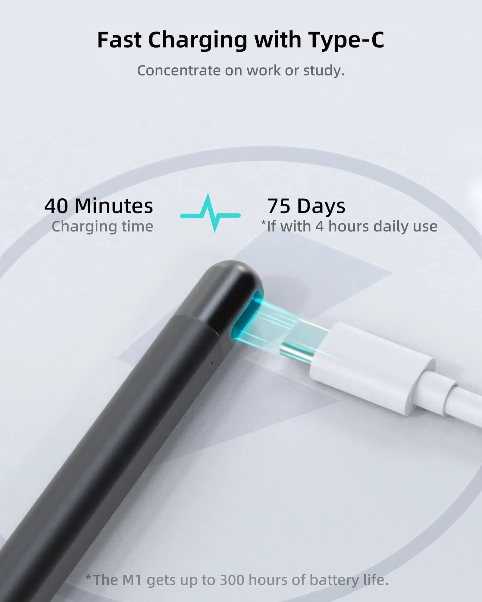Metapen M1 Stylus Pen for Microsoft Surface | 1024 Pressure Levels, 75-Day Battery Life - view 4