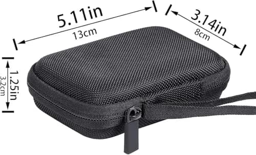 co2CREA Hard Case for Samsung T7 Shield T9 Portable SSD Black | Shockproof Dustproof Water-Resistant thumbnail 7