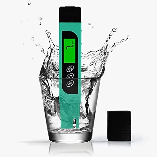 Lxuemlu TDS Meter Digital Water Tester, Accurate and Reliable, Professional TDS, Temperature and EC Meter with Carrying Case, 0-9999ppm, Ideal ppm Meter for Drinking Water, RO/DI System, Aquariums — Yellow