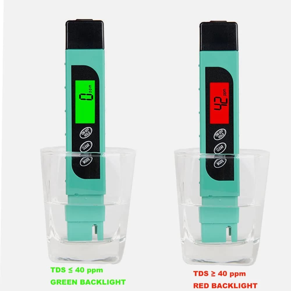 Lxuemlu TDS Meter Digital Water Tester Green | Measures Purity in ppm & Temperature - view 6