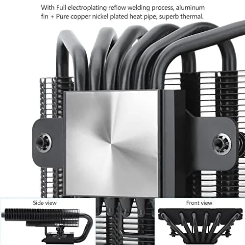 Thermalright AXP-120-X67 Black ARGB Low Profile CPU Air Cooler 67mm Height | Compatible with Intel LGA 1700/1200/115X/20XX & AMD AM4 thumbnail 4