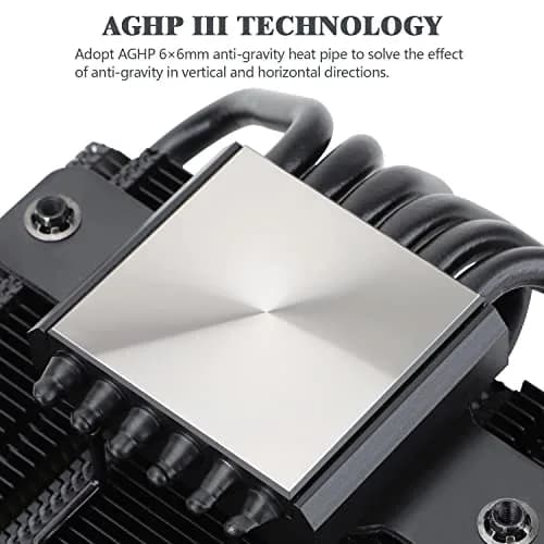 Thermalright AXP-120-X67 Black ARGB Low Profile CPU Air Cooler 67mm Height | Compatible with Intel LGA 1700/1200/115X/20XX & AMD AM4 thumbnail 2